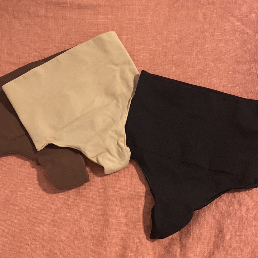 Set of 3 Skims high waist  “control”  sculpting thongs (2- xxs/xs) (1 s/m)